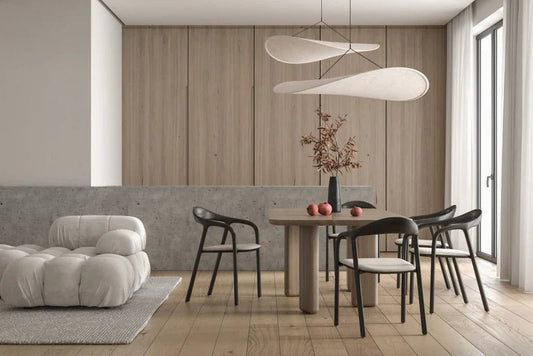 AURA Taklampa i Silke – modern inredning från Lumi Home