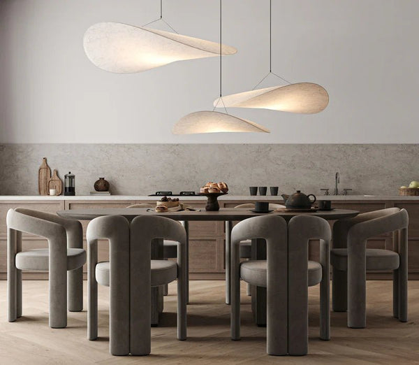 AURA Taklampa i Silke – modern inredning från Lumi Home