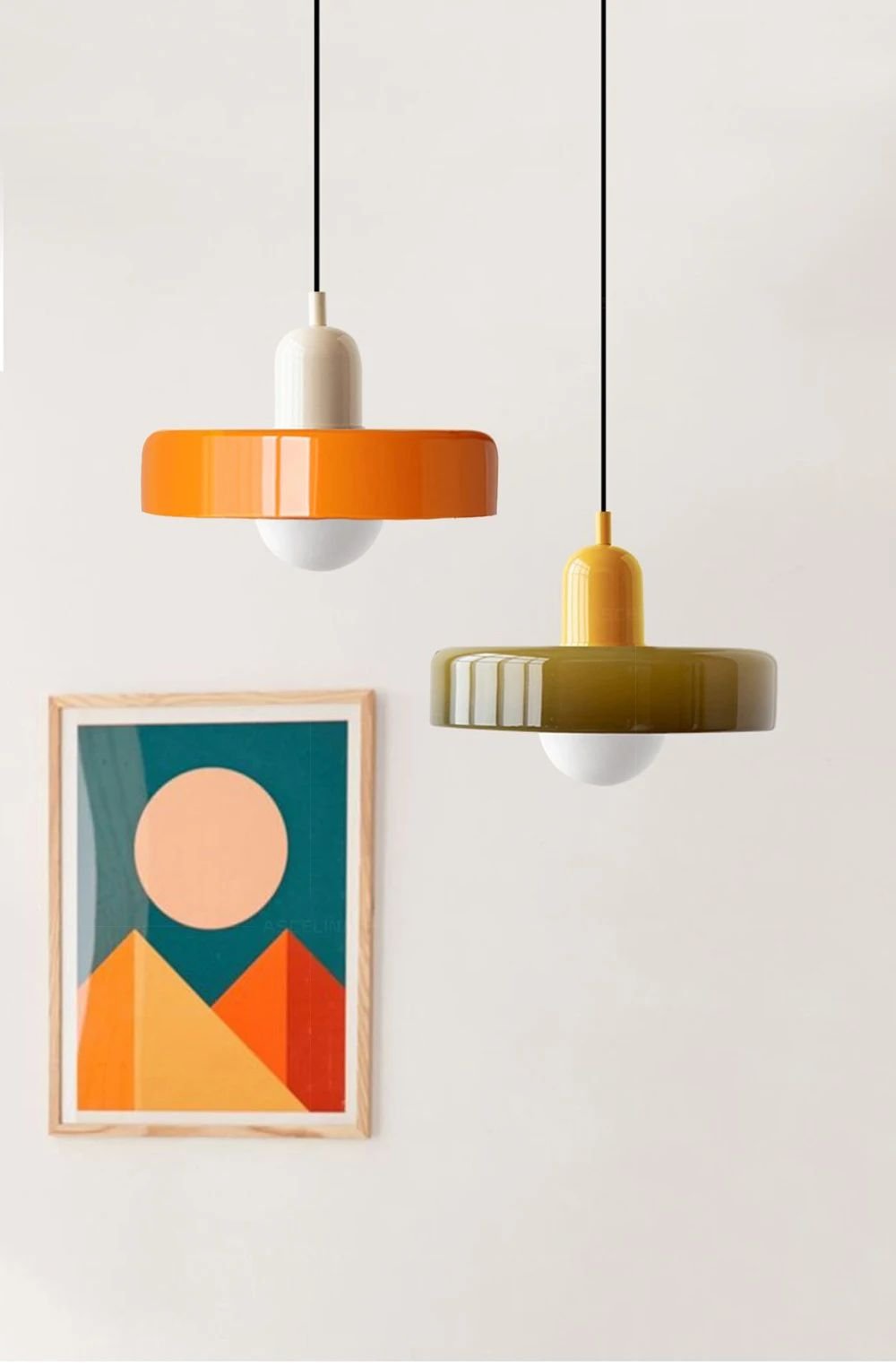 LUNARO Taklampa i Glas – modern inredning från Lumi Home