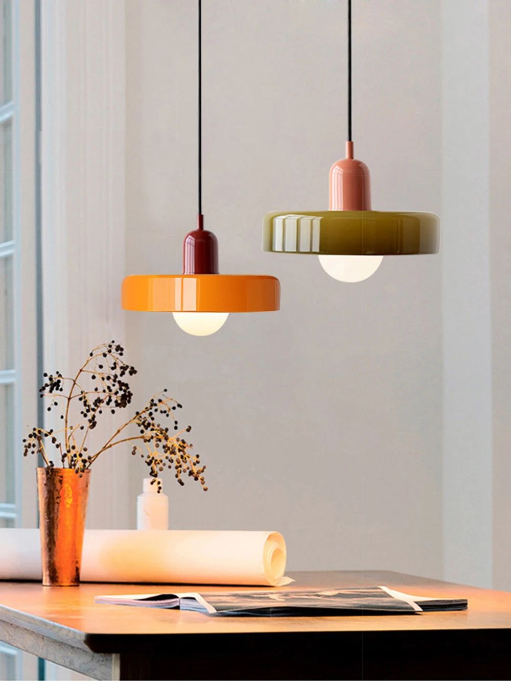 LUNARO Taklampa i Glas – modern inredning från Lumi Home