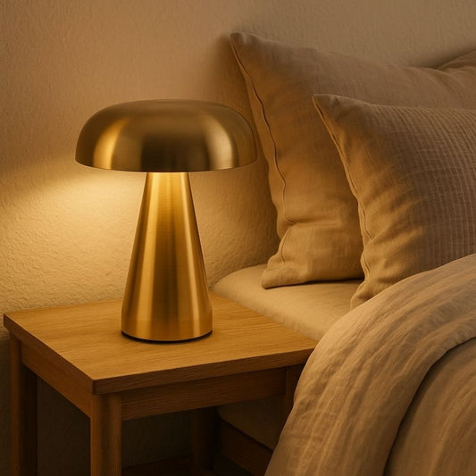 MODULO Svamplampa i Metall – modern inredning från Lumi Home