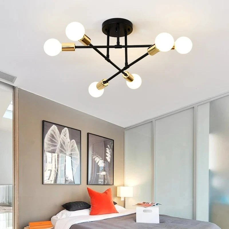 STELLAR Taklampa – 6 ljuskällor i modern design – modern inredning från Lumi Home