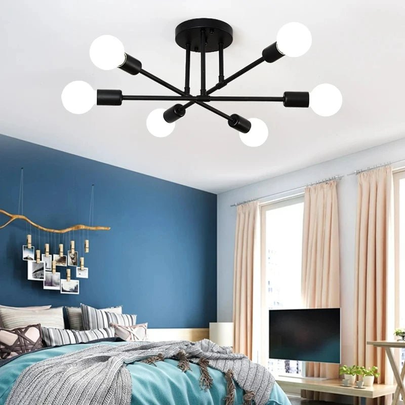 STELLAR Taklampa – 6 ljuskällor i modern design – modern inredning från Lumi Home