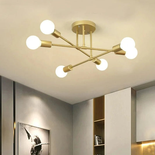 STELLAR Taklampa – 6 ljuskällor i modern design – modern inredning från Lumi Home