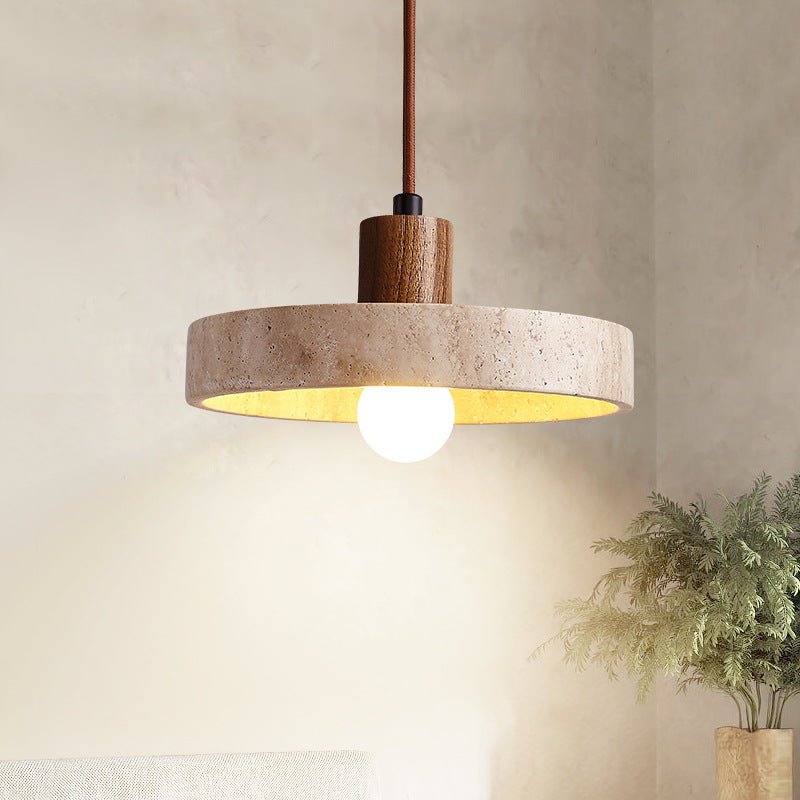 TERRA Taklampa i Travertin – modern inredning från Lumi Home