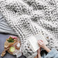 CHUNKY Handstickad Ullfilt – modern inredning från Lumi Home