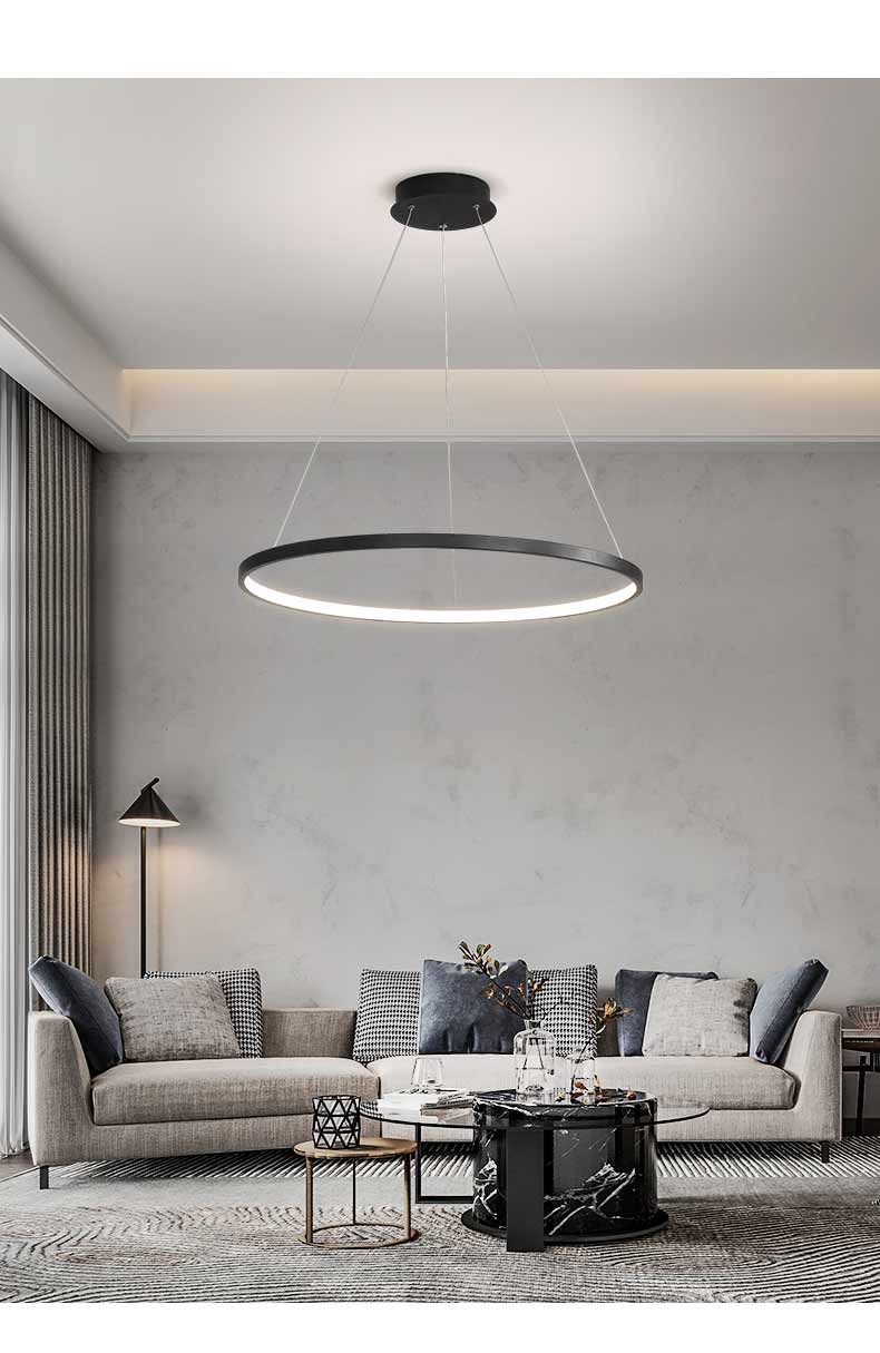 ORBIS LED Taklampa – Minimalistisk design i flytande form – modern inredning från Lumi Home