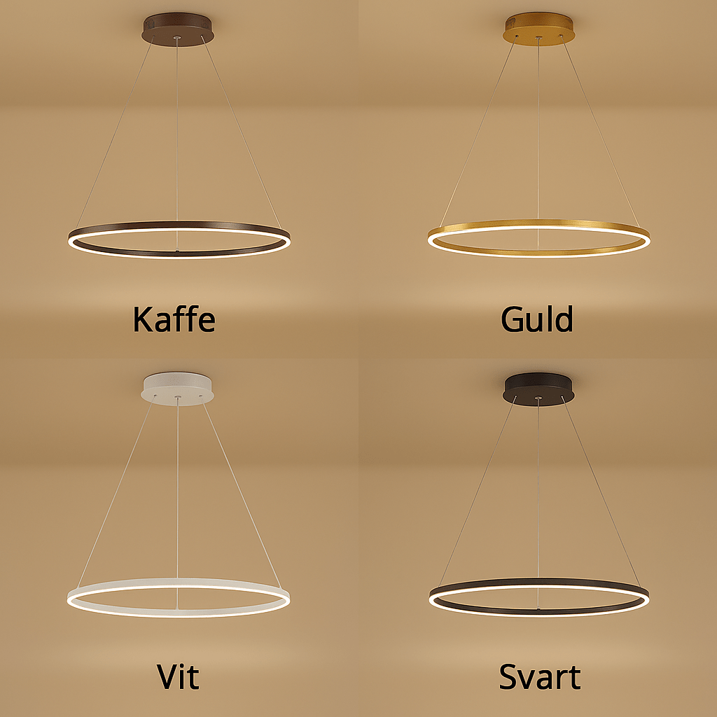 ORBIS LED Taklampa – Minimalistisk design i flytande form – modern inredning från Lumi Home