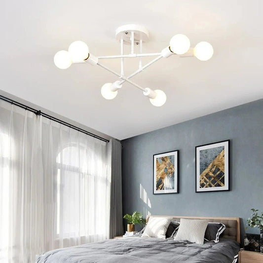 STELLAR Taklampa – 6 ljuskällor i modern design – modern inredning från Lumi Home