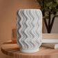 Wavy 3D - Printad Lampa – modern inredning från Lumi Home